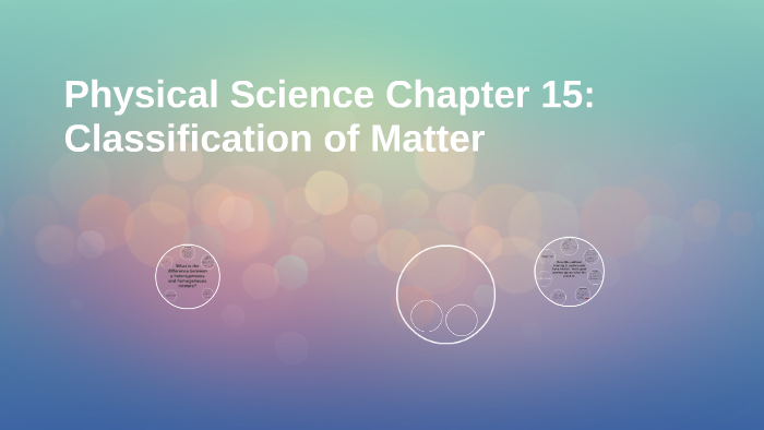 Physical Science Chapter 15 Classification Of Matter By Melissa Kutch On Prezi 8156