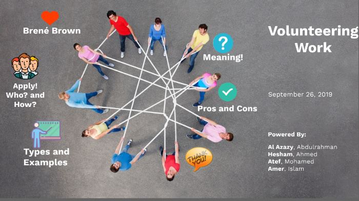 Volunteering Work by Islam Amer on Prezi