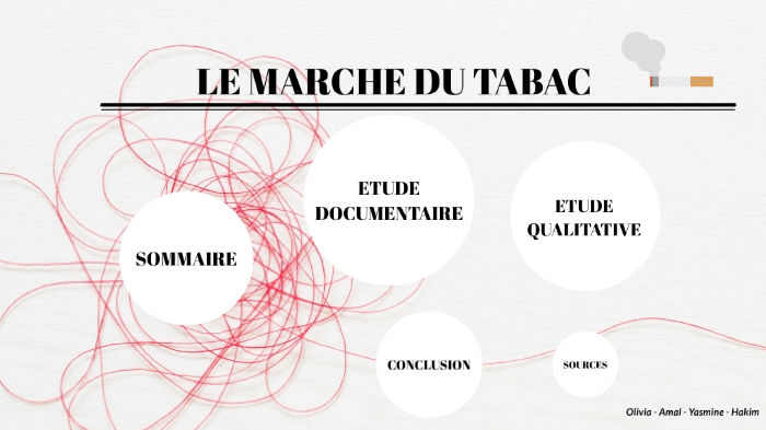 LE MARCHE DU TABAC by Yasmine Harrache on Prezi