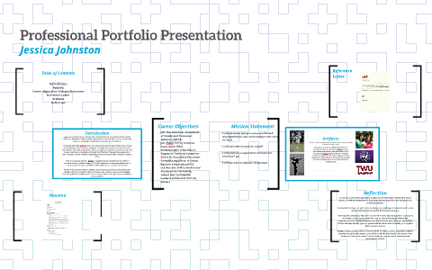 Professional Portfolio Presentation by Jessica Johnston on Prezi