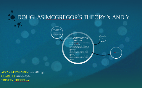 mcgregor theory x and y presentation