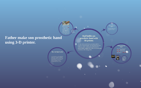 Dad Builds Son Prosthetic Hand With 3d Printer By Elina Bozorgi