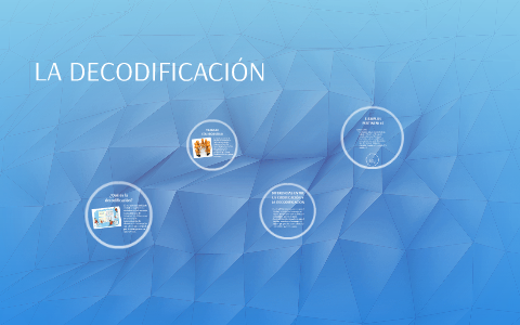 LA DECODIFICACIÓN by andres toro on Prezi