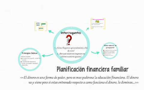 Planificación Financiera Familiar
