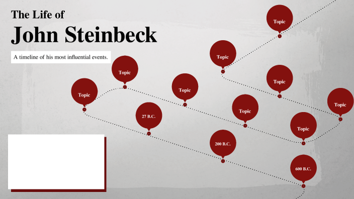 John Steinbeck Timeline by Eden Auge on Prezi