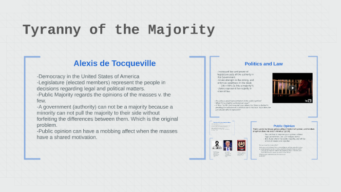Tyranny Of The Majority By Camille Boucher