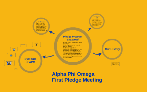 alpha phi omega pledge process