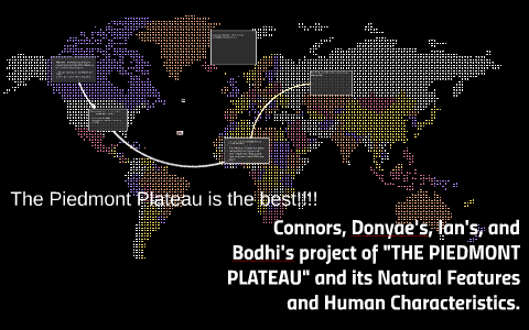 The Piedmont Plateau Map