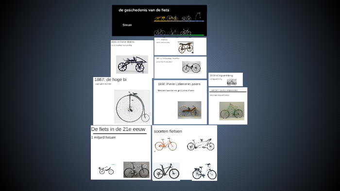 de geschiedenis van de fiets 2 by on Prezi