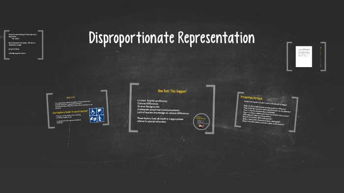 Disproportionate Representation by Sadie Melendez