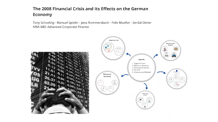 The 2008 Financial Crisis and its Effect on the German Econo by Jana ...