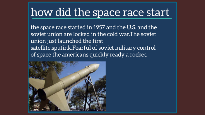 how did the cold war influence the space race by Jason arribalzaga on Prezi
