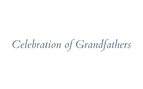 a celebration of grandfathers by rudolfo a anaya