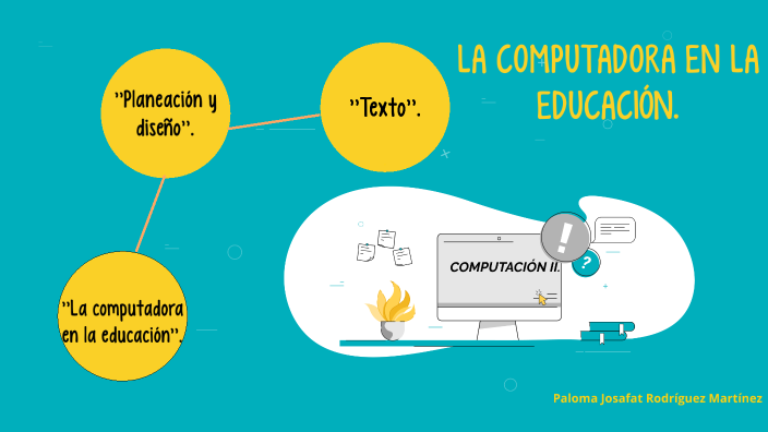 La computadora en la educación, Planeación y diseño, Texto. by Paloma ...