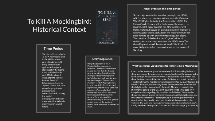 to kill a mockingbird context essay