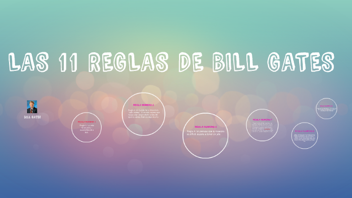 LAS 11 REGLAS DE BILL GATES by ANGEL RODRIGO SAUCEDO CHAVEZ on Prezi