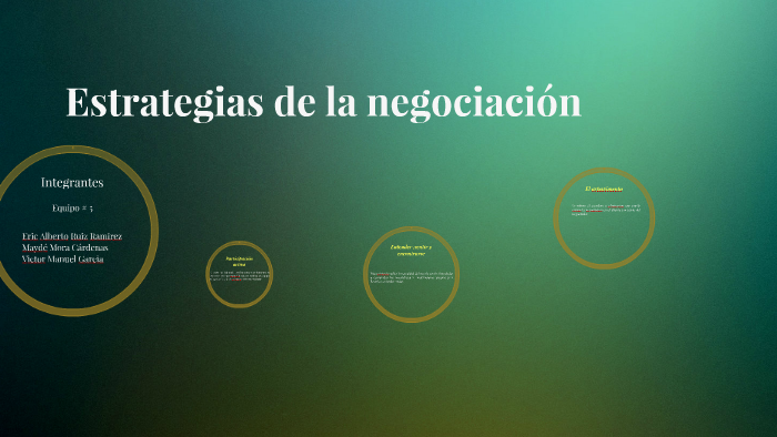 Estrategias De La Negociasion By Victor Manuel Garcia Amparo