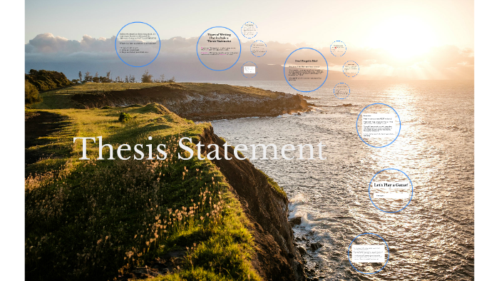 Thesis Statement by Dual Diploma on Prezi
