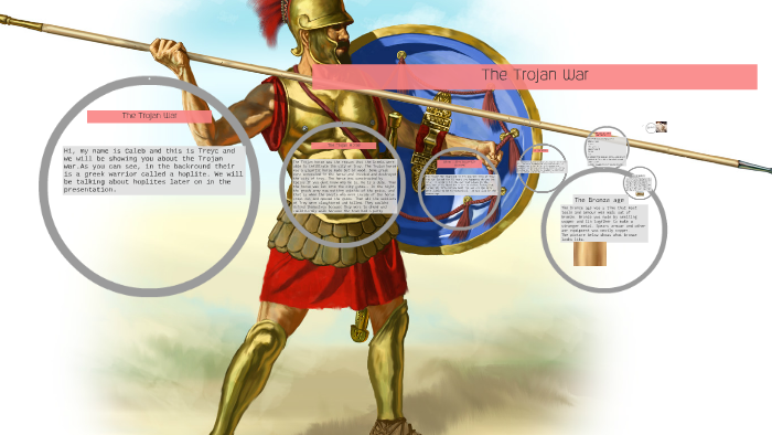 trojan war weapons and armor