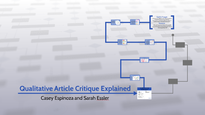 how to critically analyse a qualitative research article