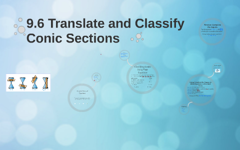 9 6 Translate And Classify Conic Sections By Amanda Finucane On Prezi