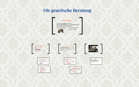  Die genetische Beratung by Donya Ho on Prezi Bildidee 