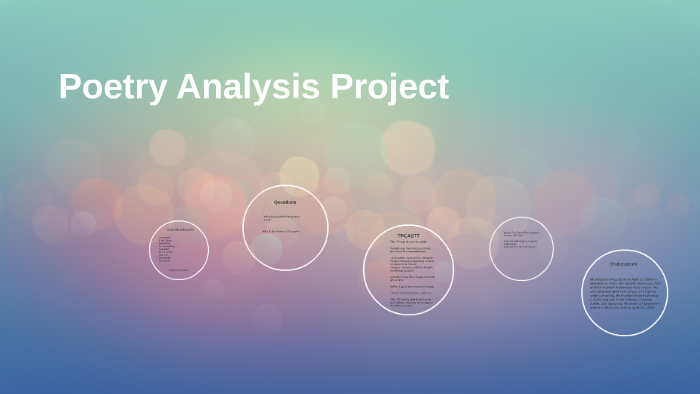 Poetry Analysis Project by Teagan Wilson on Prezi