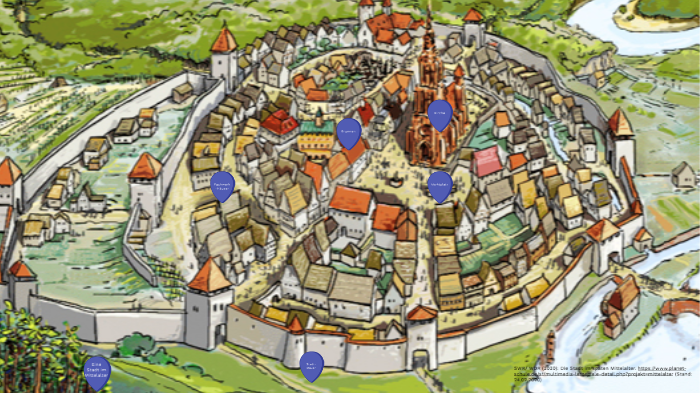 Wo Entstanden Städte Im Mittelalter Eine Stadt im Mittelalter by Anna Bastian on Prezi