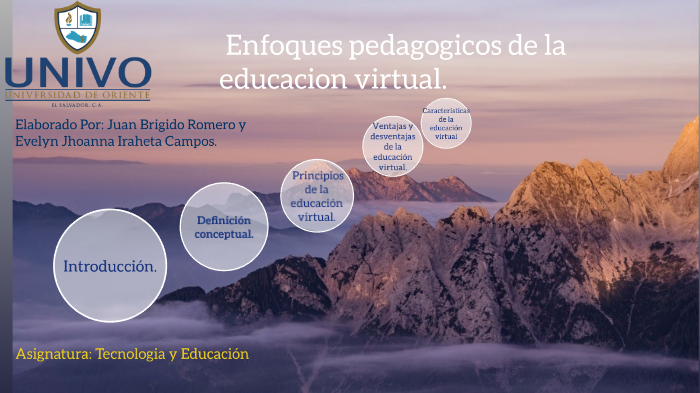 Conceptos basicos y enfoque pedagógico de la educación virtual by ...