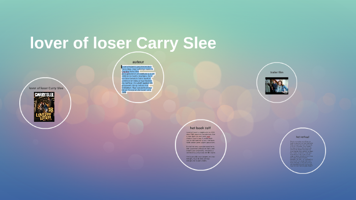 lover of loser hot or not Carry Slee by larissa bergmans