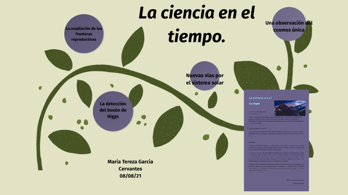 La ciencia en el tiempo. by MARIA TEREZA GARCIA on Prezi
