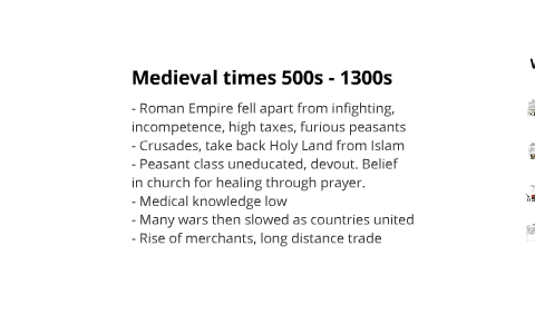 Medieval to Renaissance by Gary Holloway on Prezi