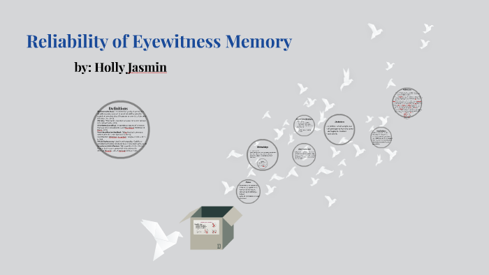 Reliability of Eyewitness Testimony by Holly Jasmin on Prezi