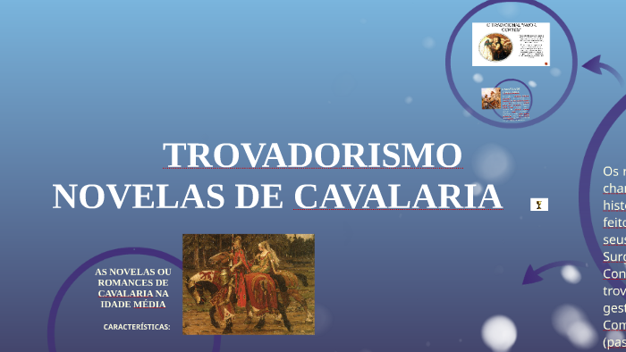TROVADORISMO: NOVELAS DE CAVALARIA by Ana Cristina Brito on Prezi