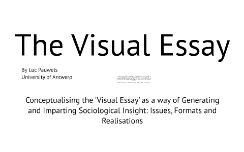 visual text essay