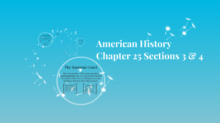 American History Chapter 25 Sections 3 and 4 by David Sanders