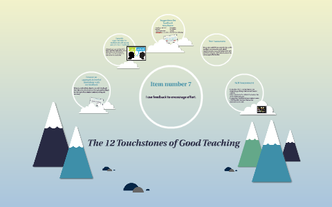 The 12 Touchstones of Good teaching by Aaran Nation on Prezi