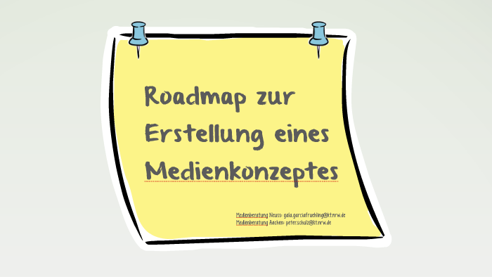 Roadmap Medienkonzept By Gala G On Prezi