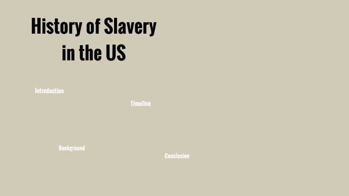 History of Slavery in the US by Bella Lee on Prezi
