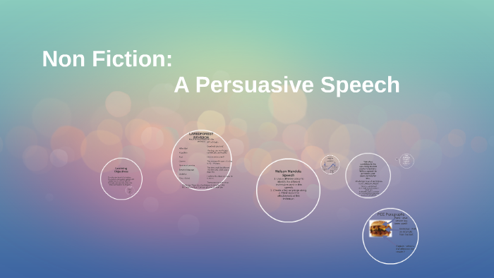 persuasive speech nonfiction