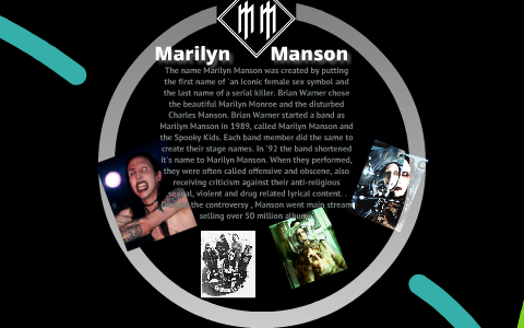 Protest Song Analysis Marilyn Manson S The Beautiful People By Cameron Ward