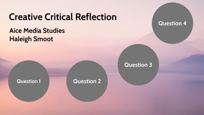 critical reflection presentation