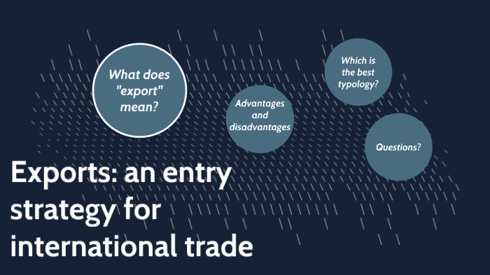 What does on sale export mean