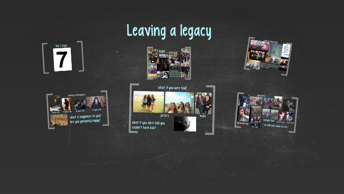 Leaving A Legacy By Liz Charlesworth On Prezi