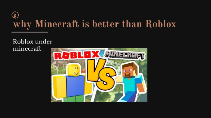Why Minecraft Is Better Than Roblox By Omar Garcia - roblox and minecraft comparison