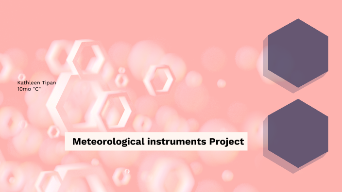 project on meteorological instruments and their uses