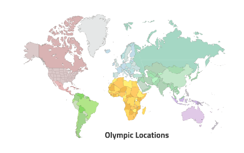 Olympic Locations by Kylie Patrick