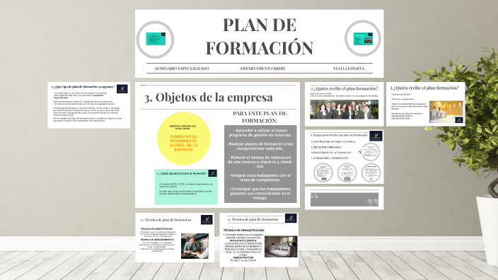 PLAN DE FORMACIÓN by Yulia Lediaeva on Prezi