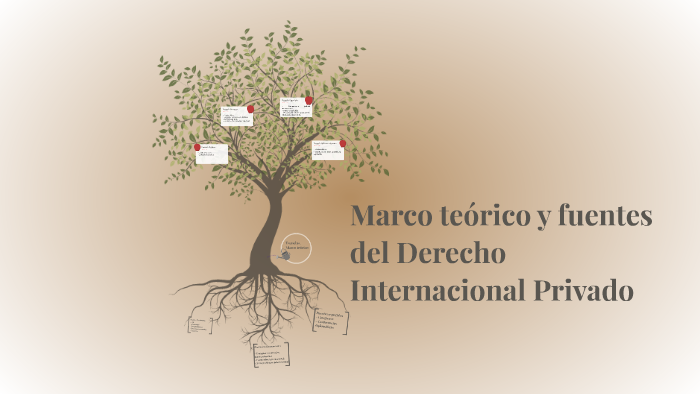 Marco teórico y fuentes del Derecho Internacional Privado by laura