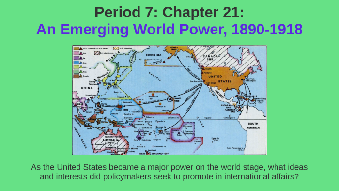 APUSH Ch 21: An Emerging World Power: 1890-1918 by Harry Jarcho
